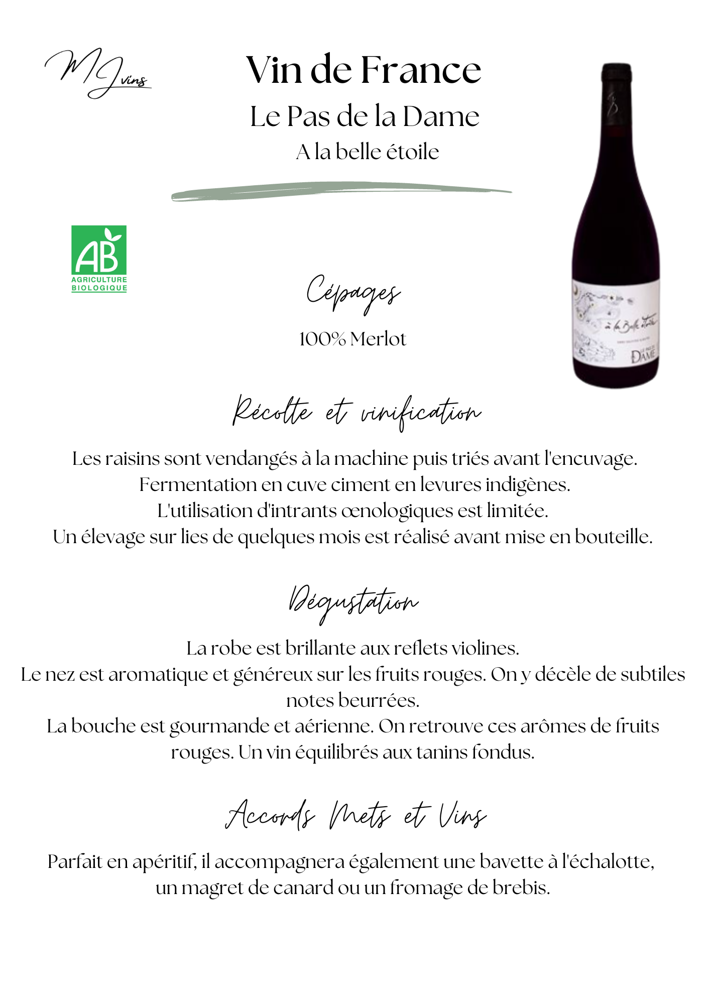 A la belle étoile