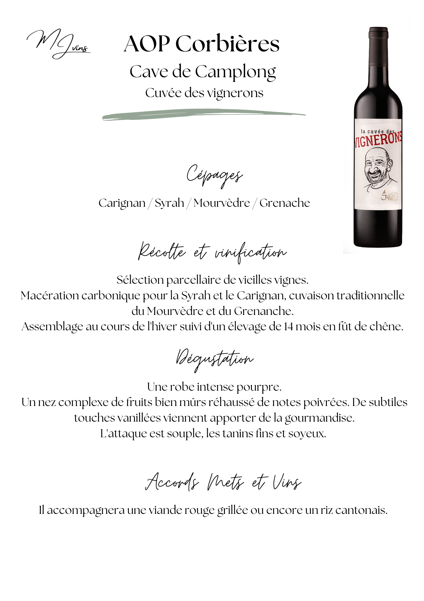 Cuvée des vignerons