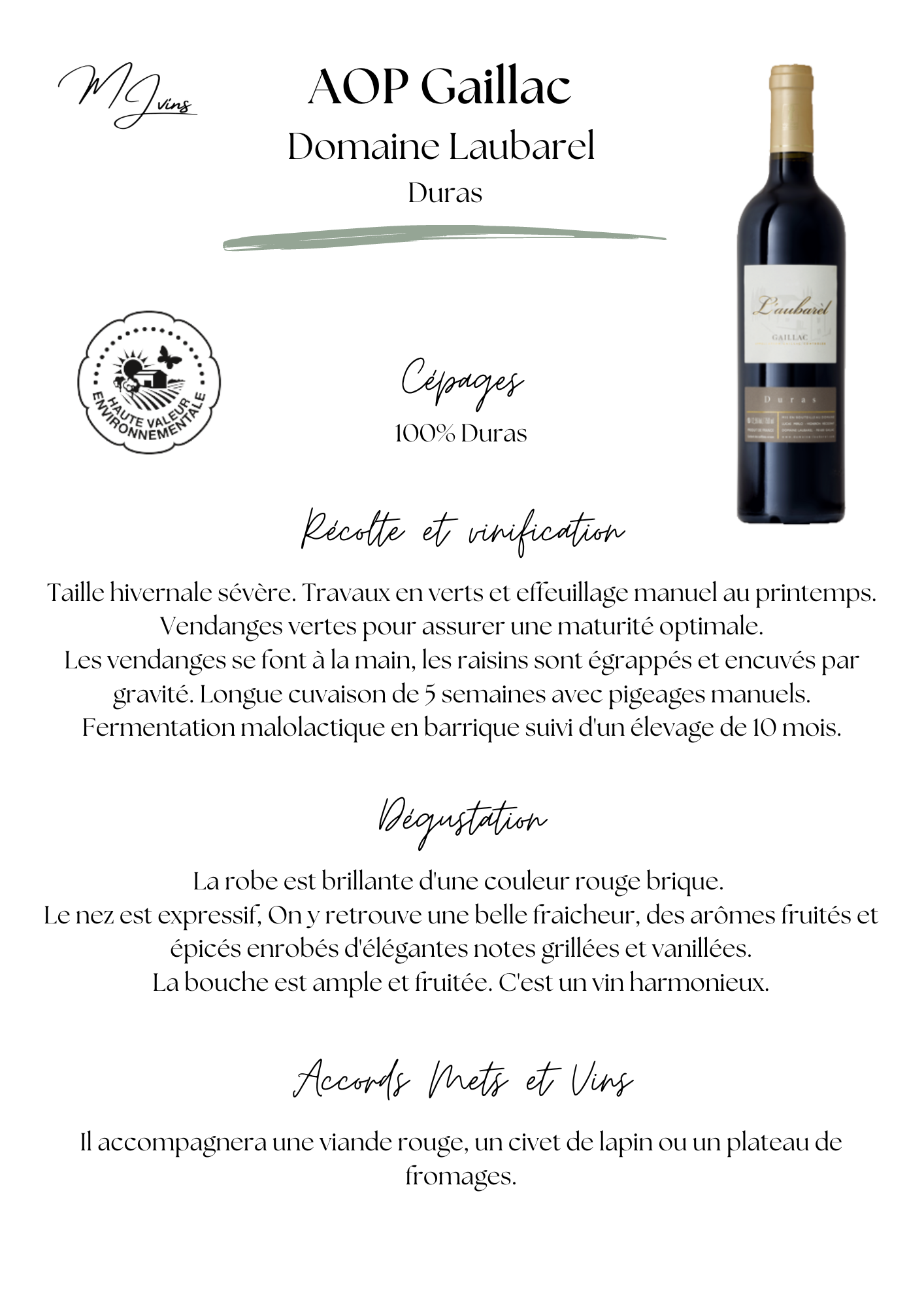 L'Aubarel Duras
