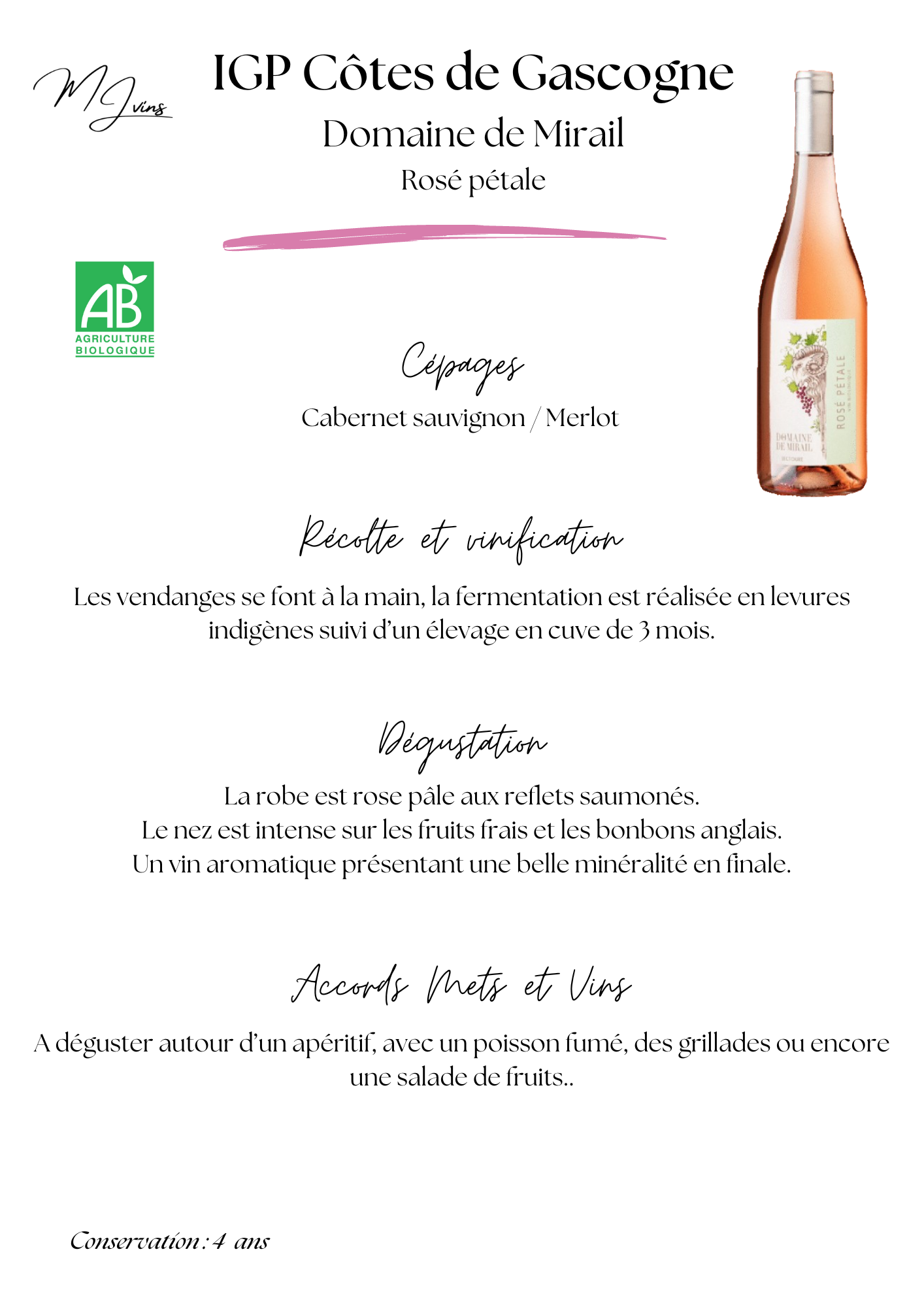 Rosé pétale